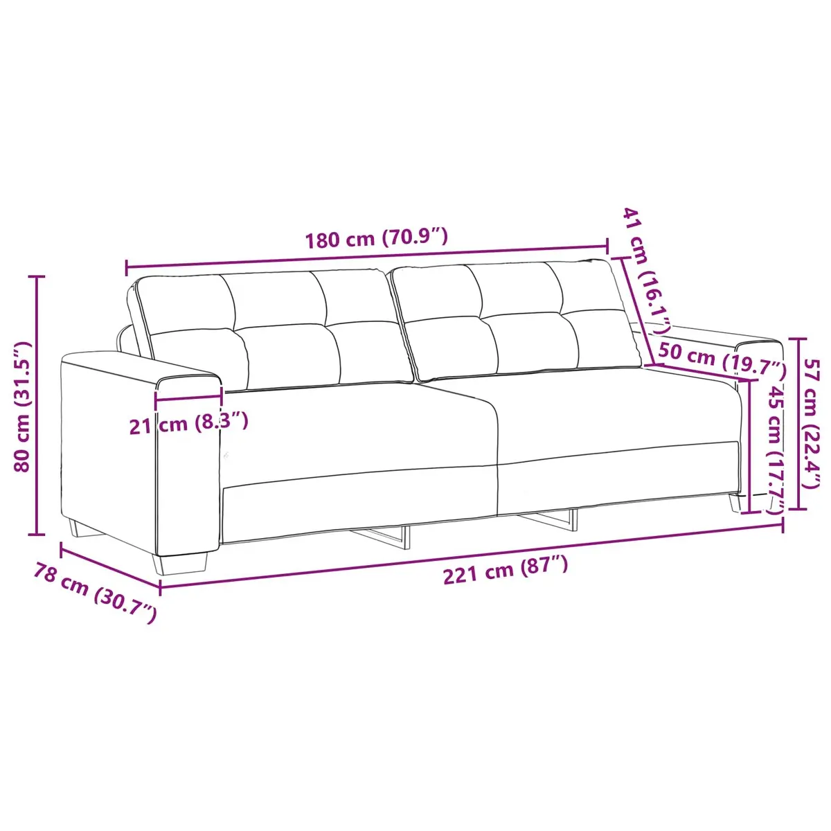 3 Piece Modern Lounge Suite Grey Velvet Sofa Set Armchair 2 Seater 3 Seater