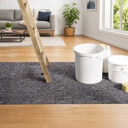 Non-slip Painter Fleece Roll 25m x 1m Floor Protection Cover 220g/m² 2 Pack