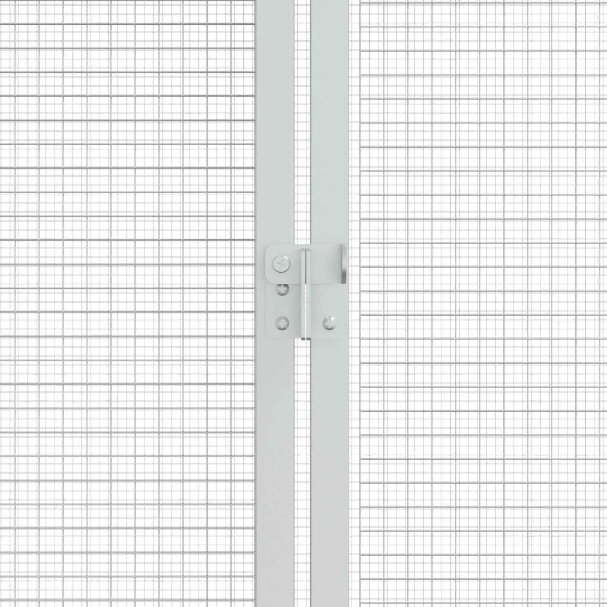Bird Cage Anthracite Large Outdoor Galvanised Steel Rectangular Aviary 630x103x142cm