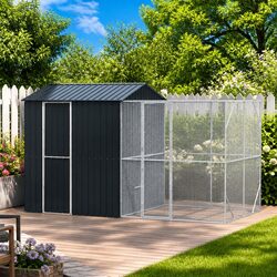 Compact and Sturdy Outdoor Bird Cage Solution