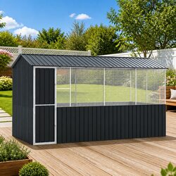 Sturdy Bird Cage: Outdoor Use with Galvanised Steel 410 x 210 x 230 cm