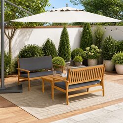 Compact and Stylish Outdoor Sofa Set