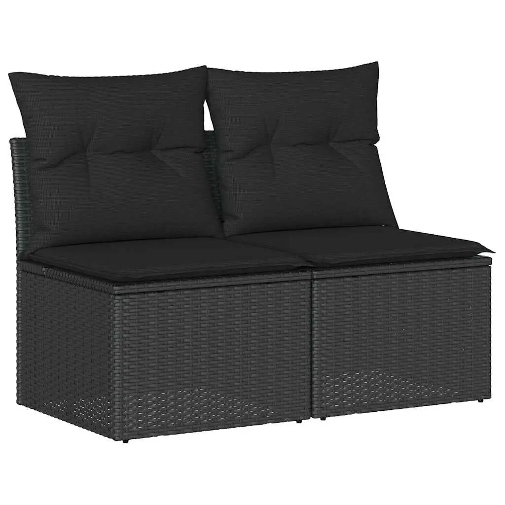 Black Garden Sofa Set for Outdoor Spaces