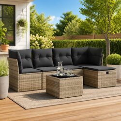 6-Piece Garden Sofa Set