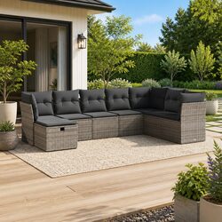 8 Piece Modular Garden Sofa Set - Outdoor Comfort