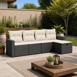 5-Piece Garden Sofa Set for Outdoor Living