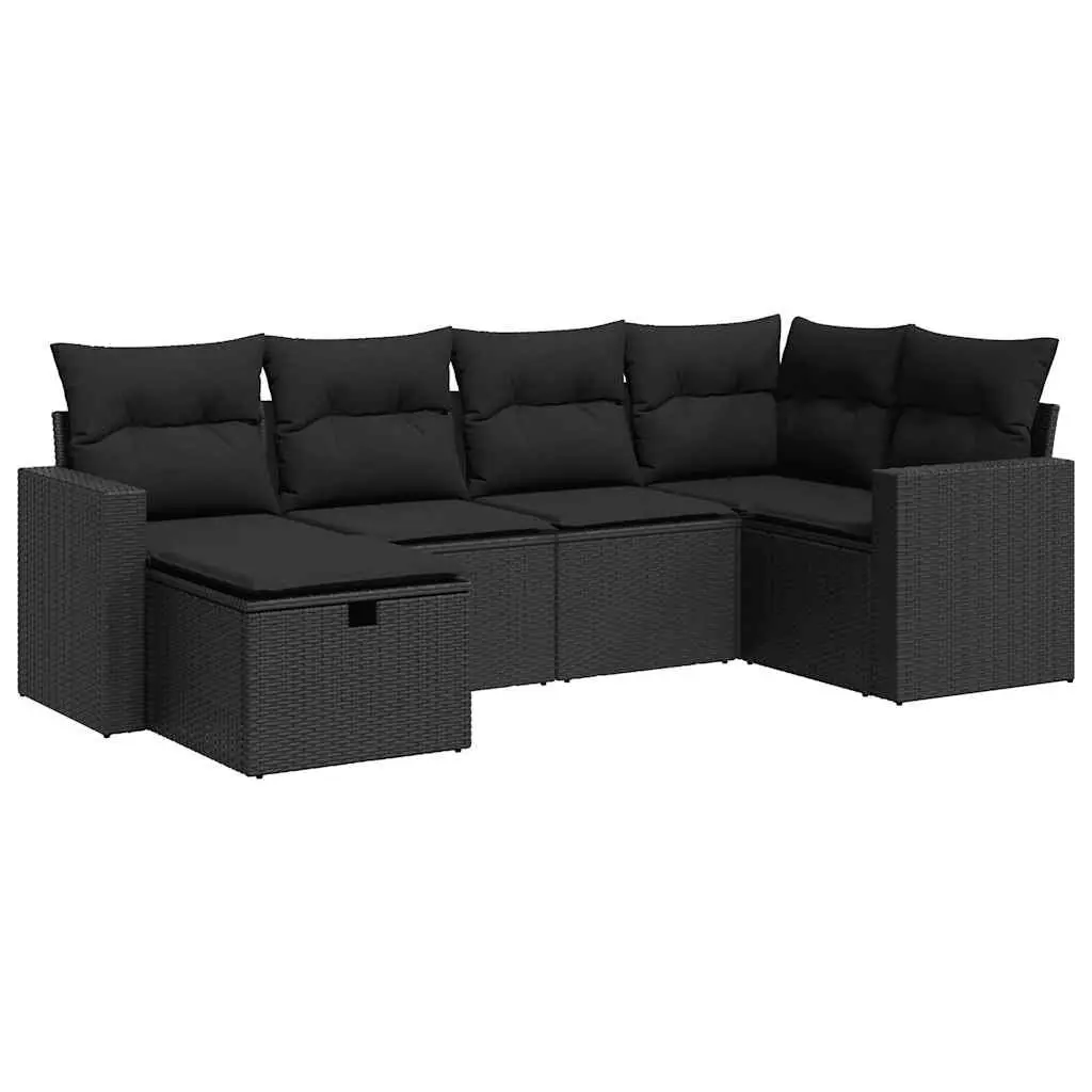 6 Piece Modular Sofa Set for Outdoor Relaxation