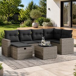 7 Piece Garden Sofa Set: Stylish and Functional