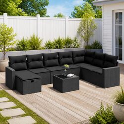 9 Piece Outdoor Sofa Set: Stylish and Functional