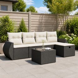 Compact and Versatile 6-Piece Outdoor Sofa Set