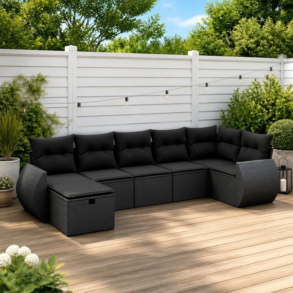 7 Piece Garden Sofa Set