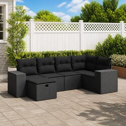 Compact and Versatile 6-Piece Garden Sofa Set