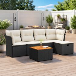 Compact and Stylish 6-Piece Garden Sofa Set