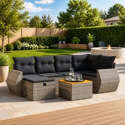 7-Piece Garden Sofa Set for Outdoor Comfort