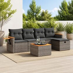 Compact and Stylish 6-Piece Garden Sofa Set