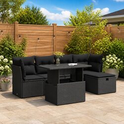 Your Outdoor Comfort Awaits: 6-Piece Sofa Set
