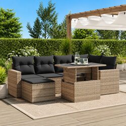 Your Cozy 7-Piece Garden Sofa Set for Outdoor Enjoyment