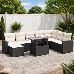 Your Ideal 9 Piece Garden Sofa Set Awaits You