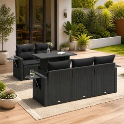 6-Piece Garden Sofa Set for Outdoor Fun