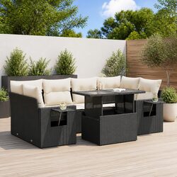 Compact and Durable 7 Piece Outdoor Sofa Set