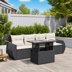 5 Piece Garden Sofa Set for Outdoor Living