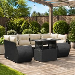 7-Piece Outdoor Sofa Set with Storage