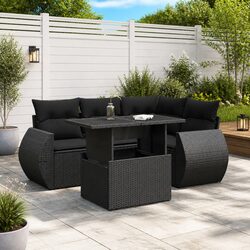 Compact 5 Piece Garden Sofa Set with Adjustability