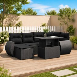 Concise Overview: 7-Piece Garden Sofa Set