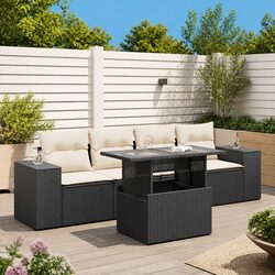 Compact and Stylish 5-Piece Garden Sofa Set
