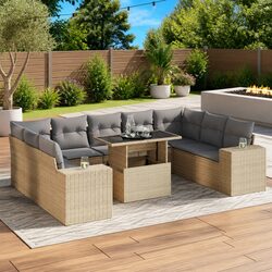 10-Piece Outdoor Garden Sofa Set