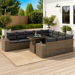 Quality Grey Outdoor Sofa Set for Comfort