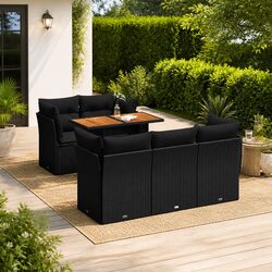 Compact and Versatile 6-Piece Patio Sofa Set