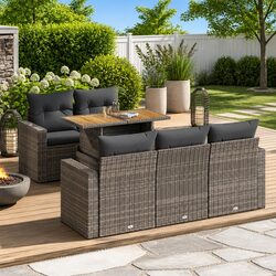 Your New Favorite 6 Piece Garden Sofa Set Awaits