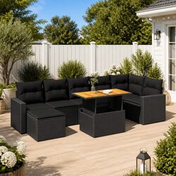 Your Ideal 8-Piece Outdoor Sofa Set Awaits