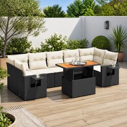8-Piece Outdoor Garden Sofa Set: Compact and Stylish