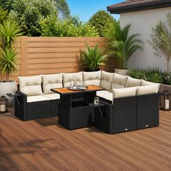 9 Piece Outdoor Garden Sofa Set