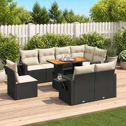 Versatile 9 Piece Garden Sofa Set for Outdoor Relaxation