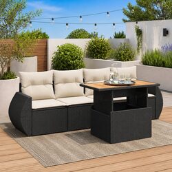5 Piece Garden Sofa Set for Outdoor Spaces
