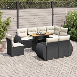Compact and Stylish 9-Piece Garden Sofa Set