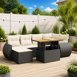 Compact 7-Piece Outdoor Sofa Set for Comfort and Style