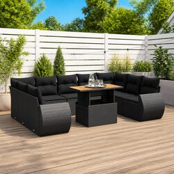 10 Piece Garden Sofa Set
