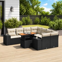 9-Piece Garden Sofa Set for Outdoor Relaxation