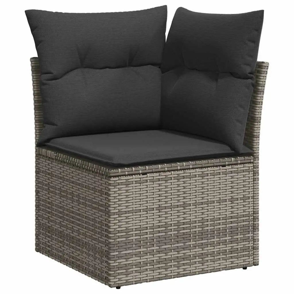 Garden Sofa Set 10 Piece Outdoor Furniture Patio Lounge Grey Modular Sectional