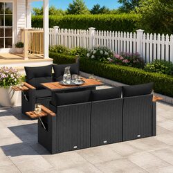 Compact and Comfortable 6-Piece Outdoor Sofa Set