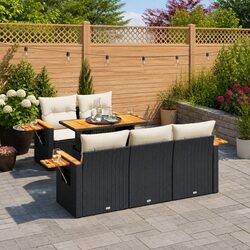 6 Piece Garden Sofa Set: Stylish and Functional
