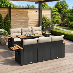 Sleek and Functional 7-Piece Outdoor Sofa Set