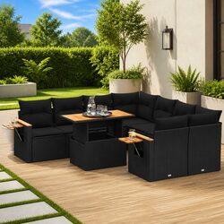 9 Piece Outdoor Sofa Set