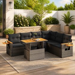 6-Piece Garden Sofa Set