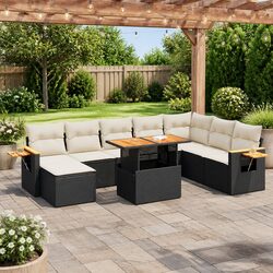 9 Piece Garden Sofa Set, Modular and Compact Design