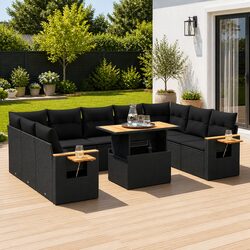 10-Piece Garden Sofa Set: Stylish and Durable